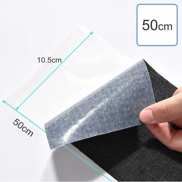 DIY Denim PatchKit Iron-on for Large Repairs: 50cm