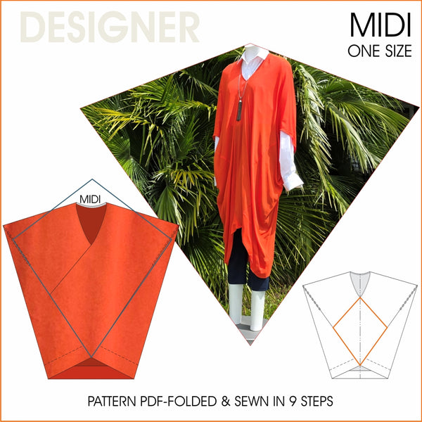 Diamond Dress-MIDI Pattern PDF