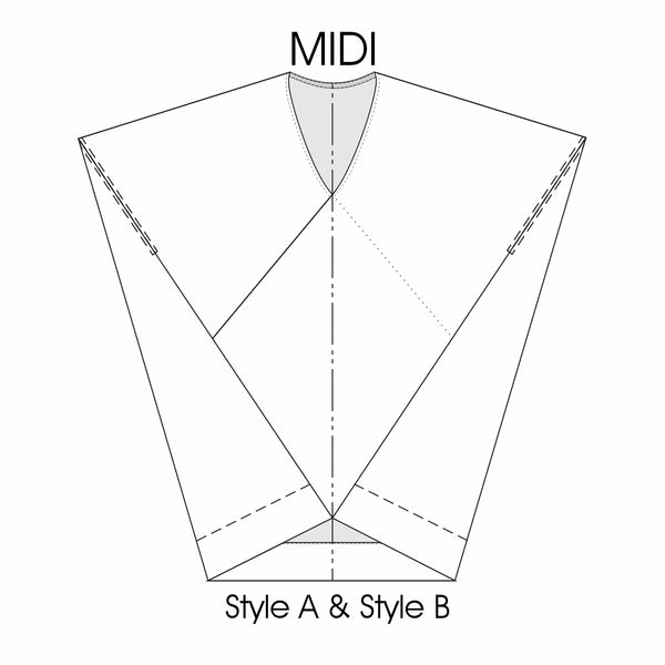 Diamond Dress-MIDI Pattern PDF