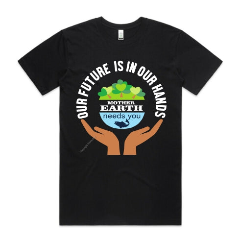 Our Future - Mens Printed Organic Tee