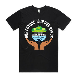 Our Future - Mens Printed Organic Tee