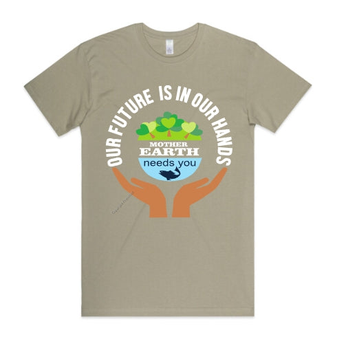 Our Future - Mens Printed Organic Tee