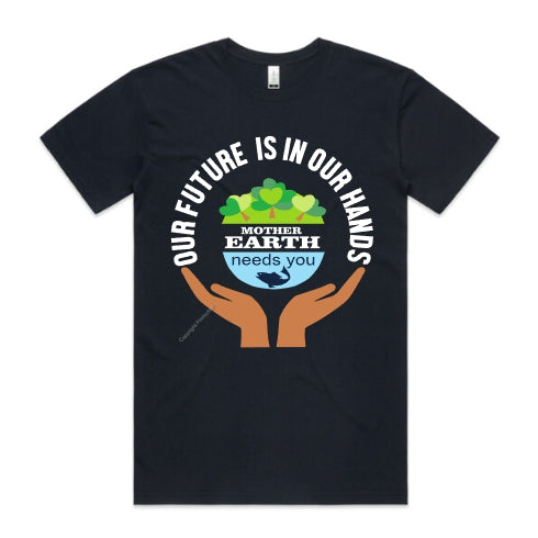 Our Future - Mens Printed Organic Tee