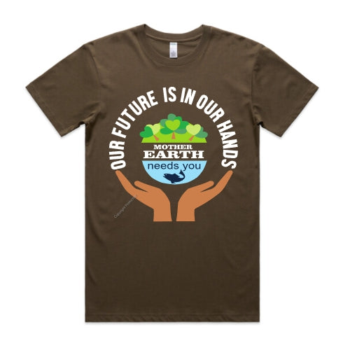 Our Future - Mens Printed Organic Tee