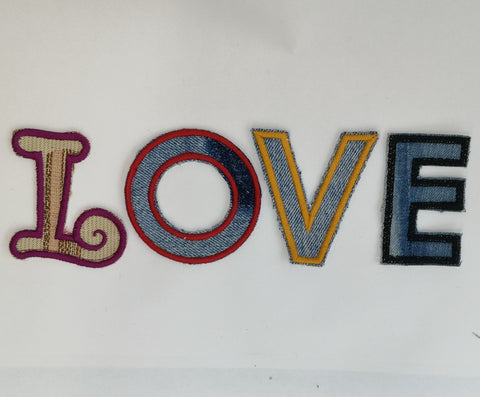 DIY Iron-on Word Kit - Curly Capitals