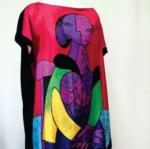 Slash Neck T - Picasso