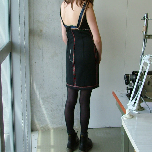 RedDress T-Series Black Pinafore Dress