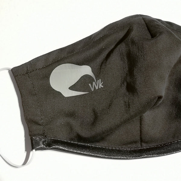 WK-Kiwi Washable Face Mask: Dark with Filter